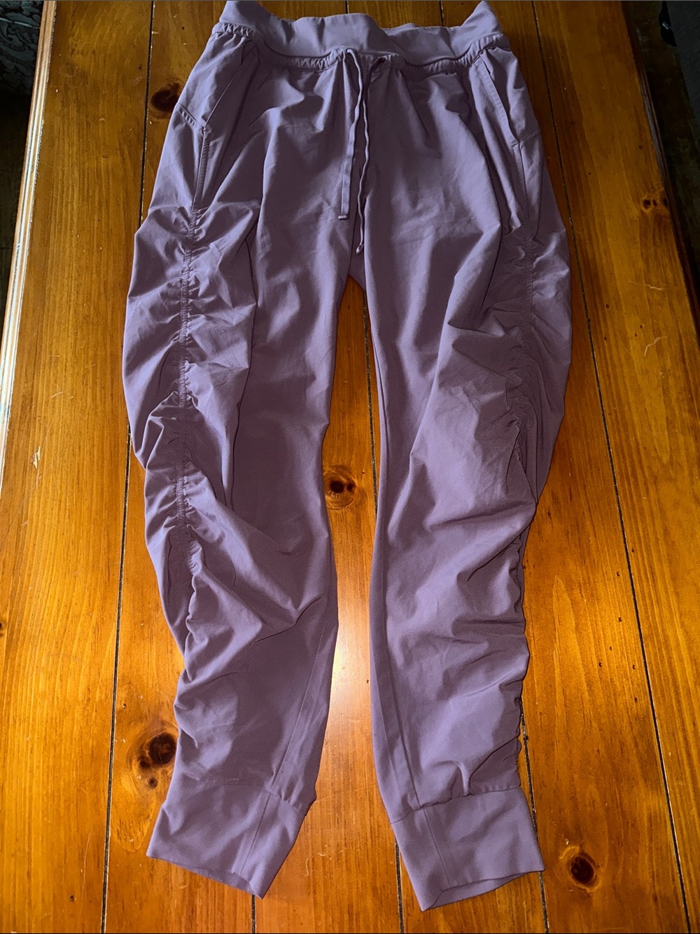 Athleta Lavender Jogger Sweatpants with Drawstring